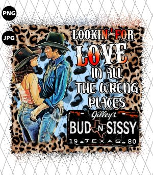 Urban Cowboy Lookin For Love Png Sublimation Designs Downloads