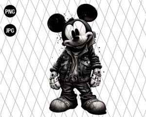 Urban Mickey Mouse Black And White Png Files