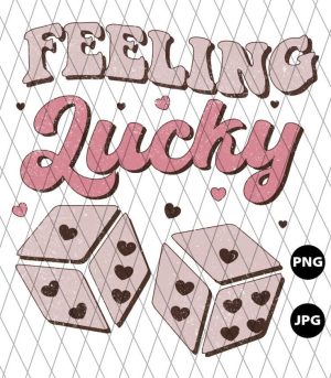 Valentine Feeling Lucky Png