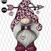 Valentine Gnome Leopard Png