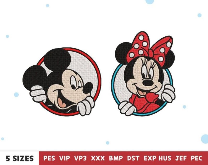 Very Cute Mickey Cartoon Embroidery Design Very Cute Mickey Cartoon Embroidery Design