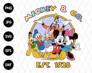 Vintage Mickey Co Png