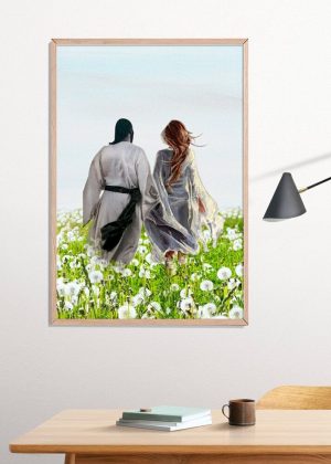 Walking With Jesus Poster Print, Digital Poster Wall Art