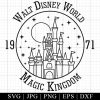 Walt Disney Castle Magic Kingdom Svg Family Trip 2023 Svg