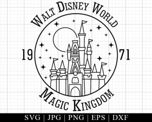 Walt Disney Castle Magic Kingdom Svg Family Trip 2023 Svg