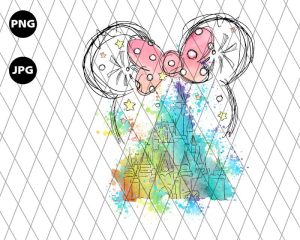 Watercolor Castle Mouse Png