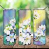 Watercolor Dogwood Flower Tumbler Png