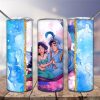 Watercolor Jasmine Tumbler Png