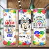 We Wear Blue For Autism Tumbler Png