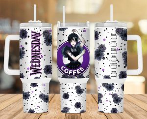 Wednesday 40 Oz 2 Piece Tumbler Wrap