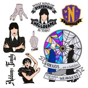Wednesday Addams 2 – Cricut File – Svg, Png, Dxf, Eps