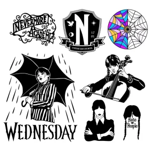 Wednesday Addams svg, The Addams Family SVG