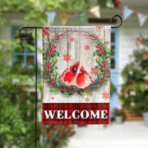 Welcome Cardinals Garden Flag – 12×18 Garden Flag