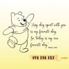 Winnie The Pooh Svg, Disney Winnie SVG, Winnie Favorite day SVG