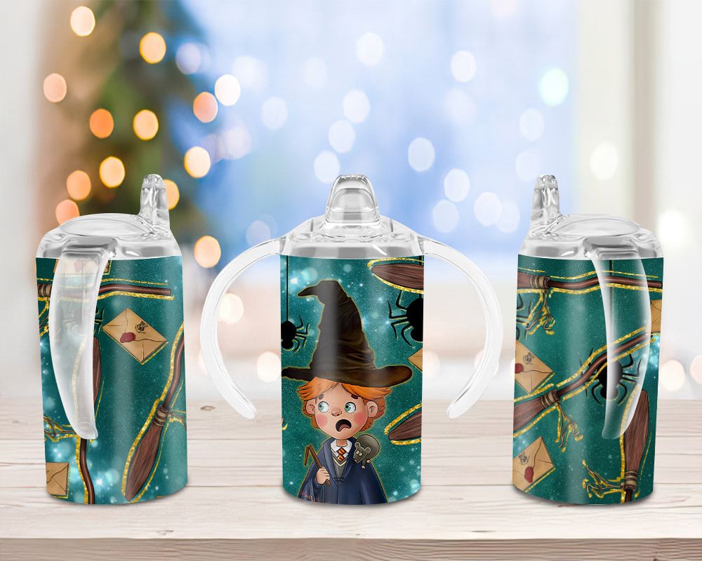 Wizard Boy And Mouse Sippy Cup Sublimation Design Wizard Boy And Mouse Sippy Cup Sublimation Design