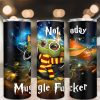 Yoda Not Today Muggle Fucker Tumbler Png 20oz Skinny Tumbler Png