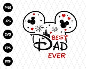 Best Mom and Dad Ever Svg file