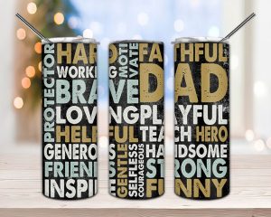 Dad Father Day Tumbler PNG