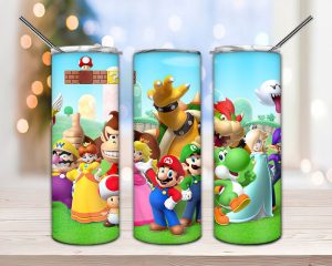 Game Mario Tumbler Png