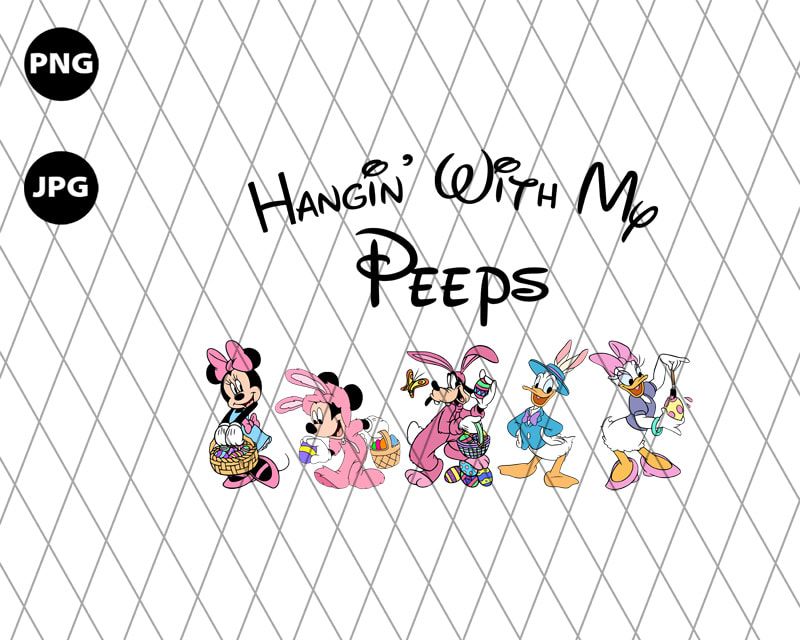 Hanging with my Peeps Mickey Easter Png Hanging with my Peeps Mickey Easter Png