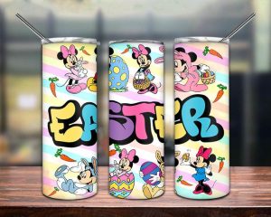 Happy Easter Bunny Mouse Tumbler PNG