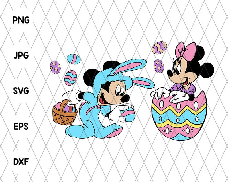 Happy Easter Mouse Svg file Happy Easter Mouse Svg file