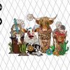 Highland Cow Coffee Cup Png