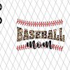 Leopard Baseball Mom Png