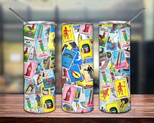 Loteria Board Game Tumbler Png