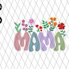 Mama Flower Boho Png