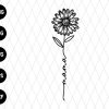 Mama Flower Mother's Day  Svg file