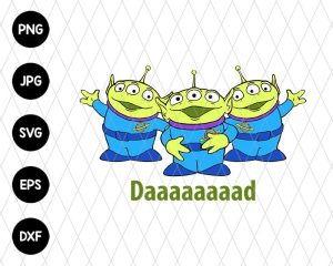 Alien Dad Svg file