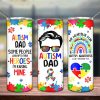 Autism Dad Tumbler PNG