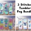 Bundle 3 Stitch Tumbler PNG