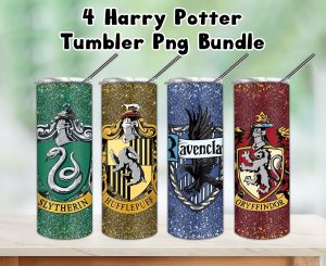 Bundle 4 Harry Potter Tumbler PNG