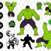 Bundle 9 Pack Hulk Svg file
