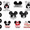 Bundle Family Vacation Svg file