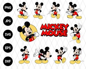 Bundle Mickey Mouse Svg file