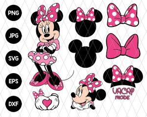 Bundle Minnie Mouse Svg file