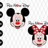 Bundle Red Nose Day Mickey Svg file