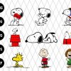 Cartoon Snoopy Dog Bundle Svg file