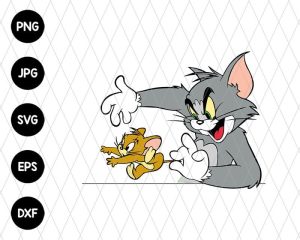 Cartoon Tom And Jerry Svg File