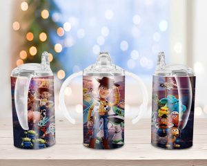 Cartoon Toy Story Sippy Cup Sublimation Design
