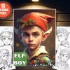 Elf Boy Coloring Book with 15 Enchanting Pages for Kids and Adults