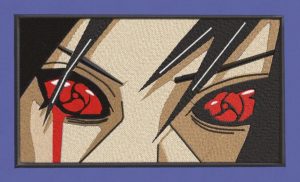 Embroidery Design Anime Japan Style Itachi Akatsuki