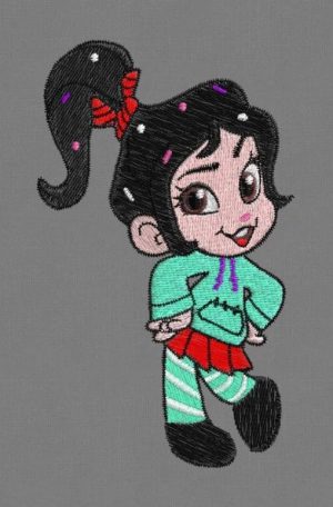 Embroidery Design Vanellope