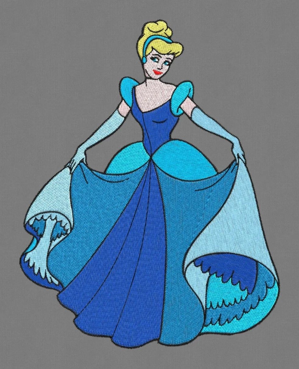 Embroidery design cinderella Embroidery design cinderella