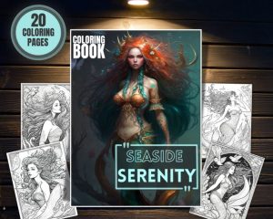 Enchanting Mermaid Coloring Book for Adults