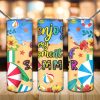 Enjoy Every Moment of Summer Tumbler PNG