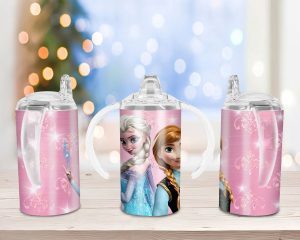 Frozen Sippy Cup Sublimation Design